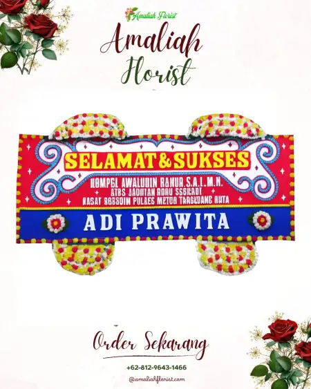 Papan Bunga Ucapan Selamat Rajabasa Pemuka